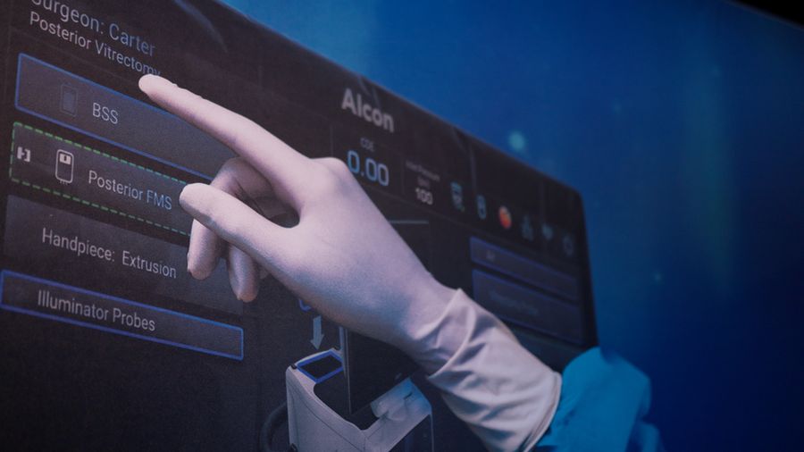 Alcon surgical interface demo